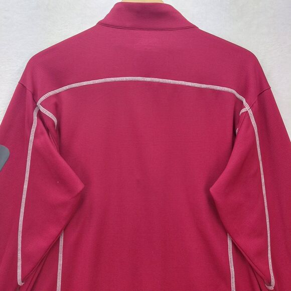 Ping Stanford Cardinal 1/4 Zip Golf Pullover Mens Medium Red Sensor Cool Stretch - Picture 9 of 13